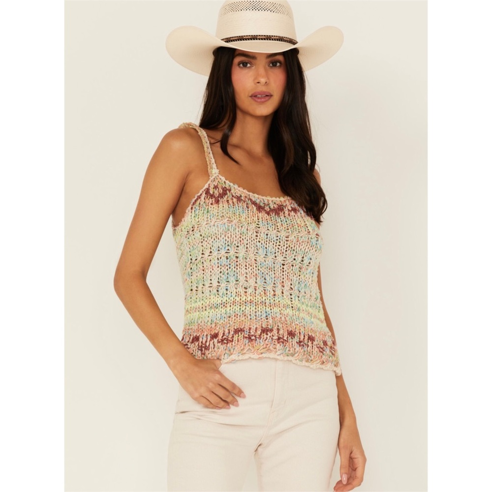 Free People “Palmetto” knit tank top (XS)